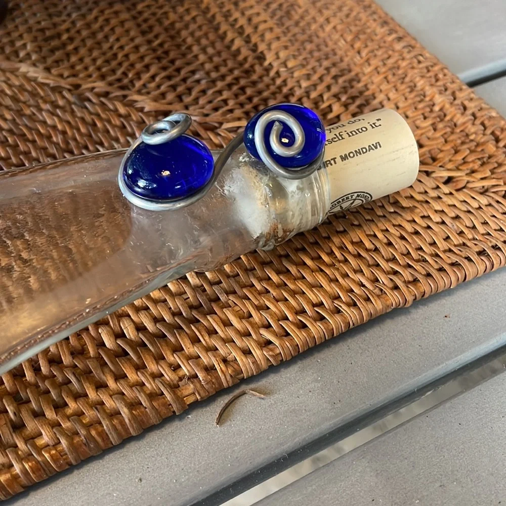 Flat Wine Bottle Dip Set
